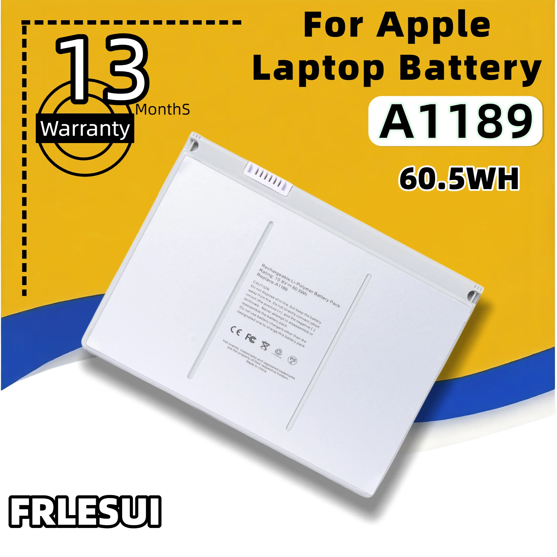 A1189 Laptop Battery For Apple MacBook Pro 17 A1151 A1229 A1261 2006 2007 2008 MA458 MA458/A MA458G/A 13Months Warranty