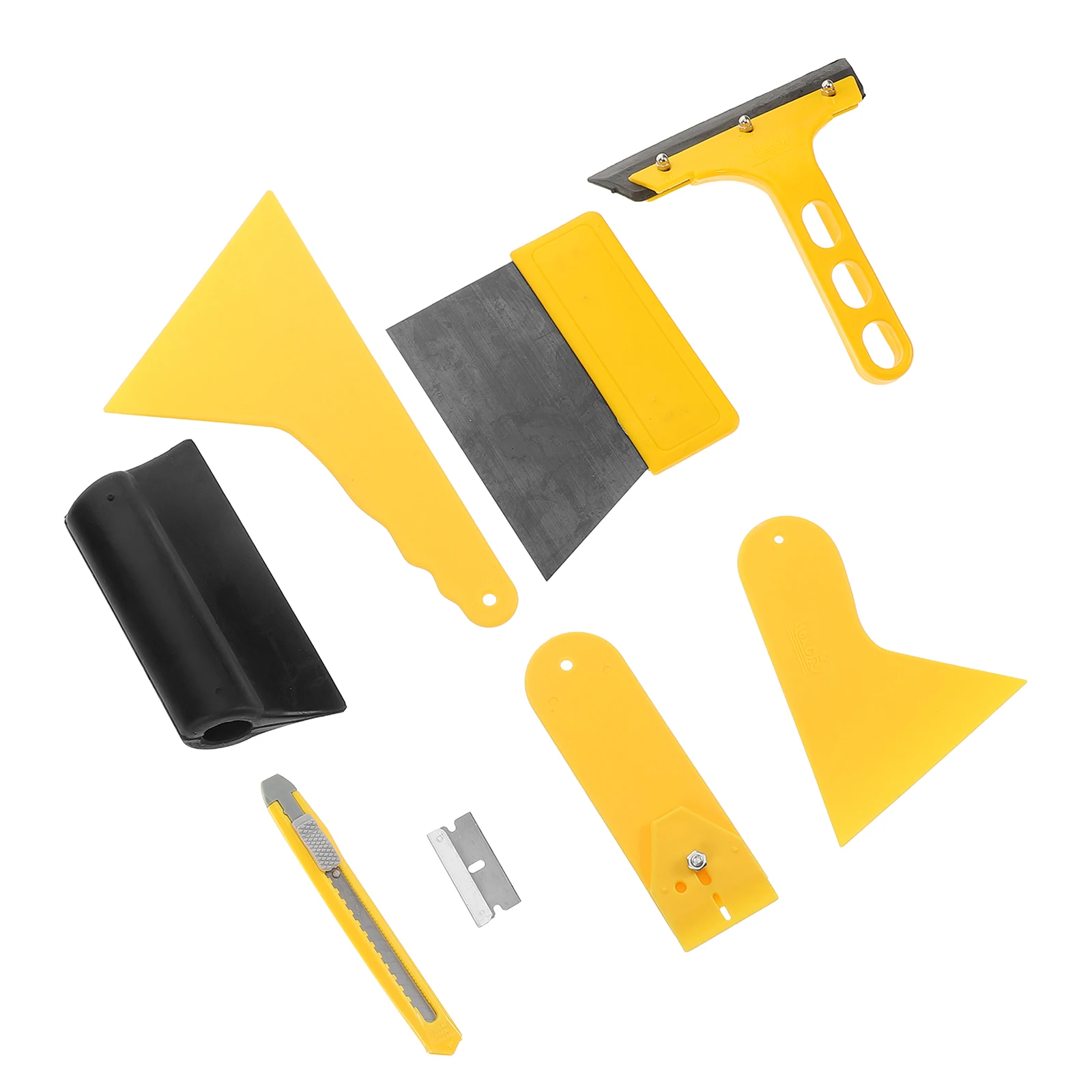 

1 set 1 Set Car Film Application Scrapers Long Handle Plastic Tools For Automotive Window Tinting Phone Screen Protector Durable