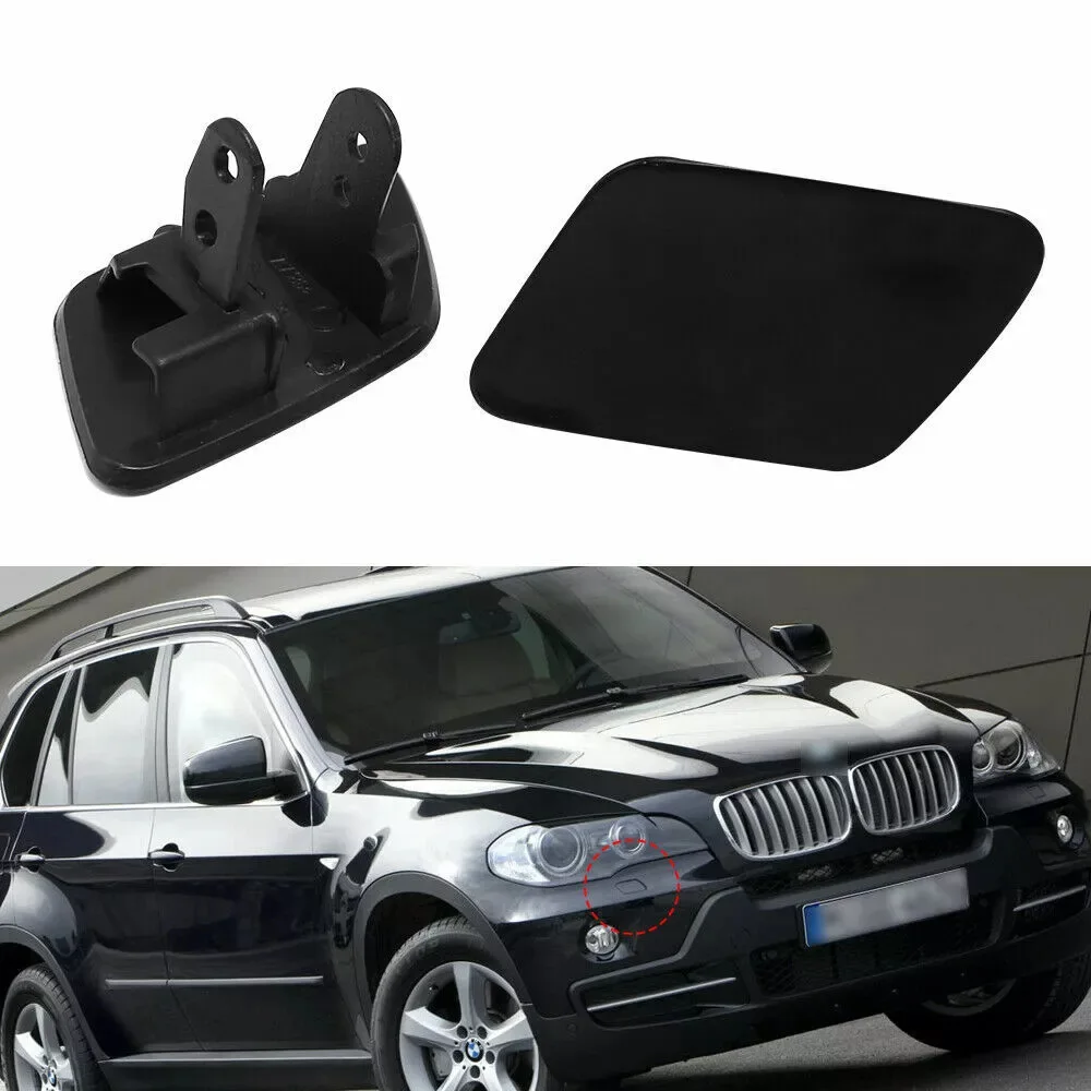 

For BMW X5 E70 07-11 front bumper headlight spray cover cleaning cover front bumper spray nozzle blocking cover