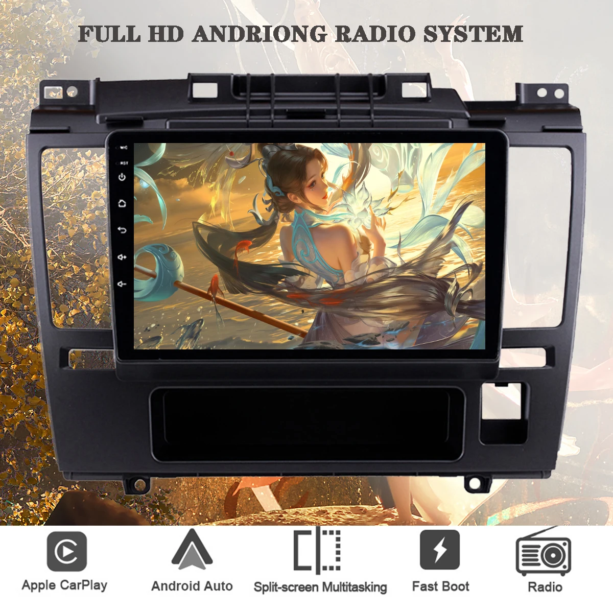

8G 128G Android 14 Car Radio Video Music Player HU Head Unit For Nissan Tiida 2005-2013 Auto BT Multimedia GPS Stereo Carplay