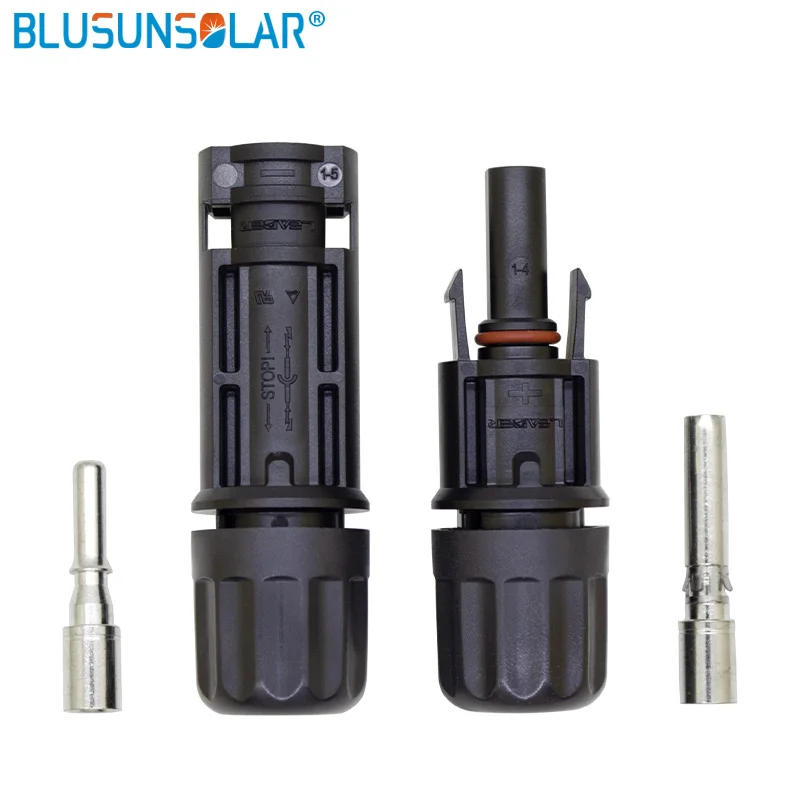 1 Pair TUV approved 1500V 30A High Quality Solar Connector IP68 For 10mm2 8AWG PV Cable UV Resistant