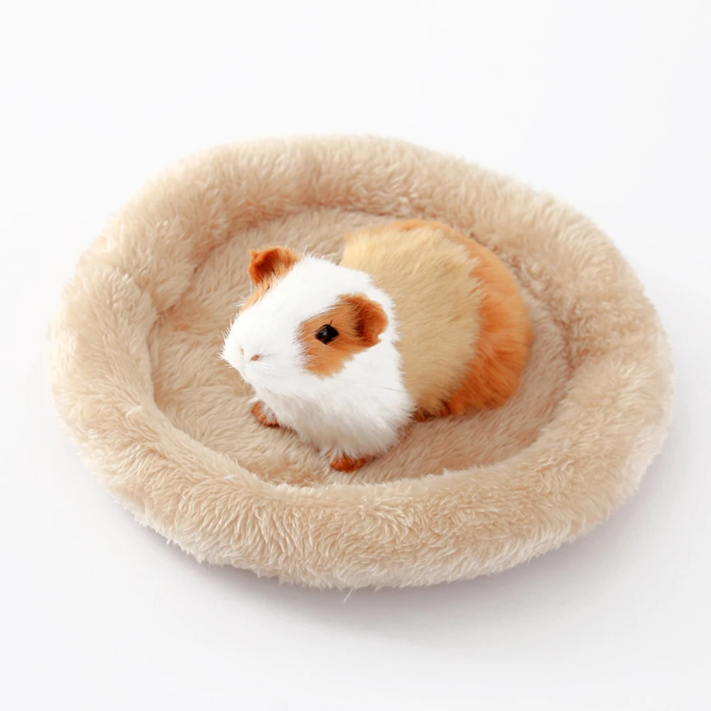 

3pcs Warm Cotton Nest Mat Hamster Pad Bed Cushion Guinea Pig Litter Small Pet House Soft Durable Easy Clean Portable