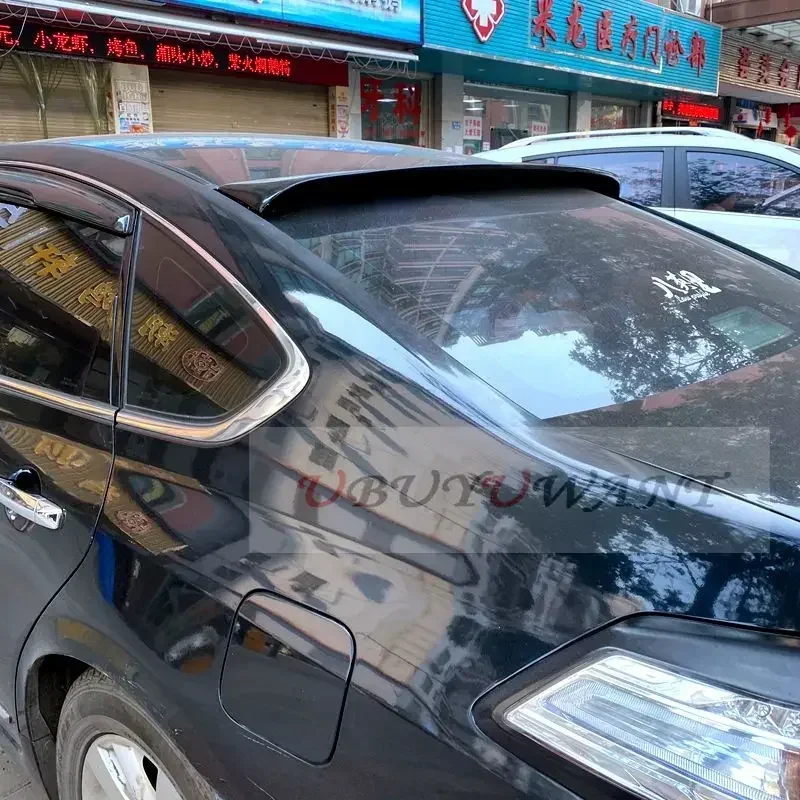 For Nissan Altima Teana Rear Roof Spoiler FRP Material Primer Color Car Tail Wing Decoration For Altima Teana 2010 2011 2012 view 4