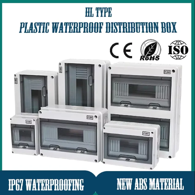 Wholesale HT Series Junction Box 2/3/5/8/12/15/18/24WAY PC Plastic Outdoor Electrical IP65 Waterproof Distribution Box