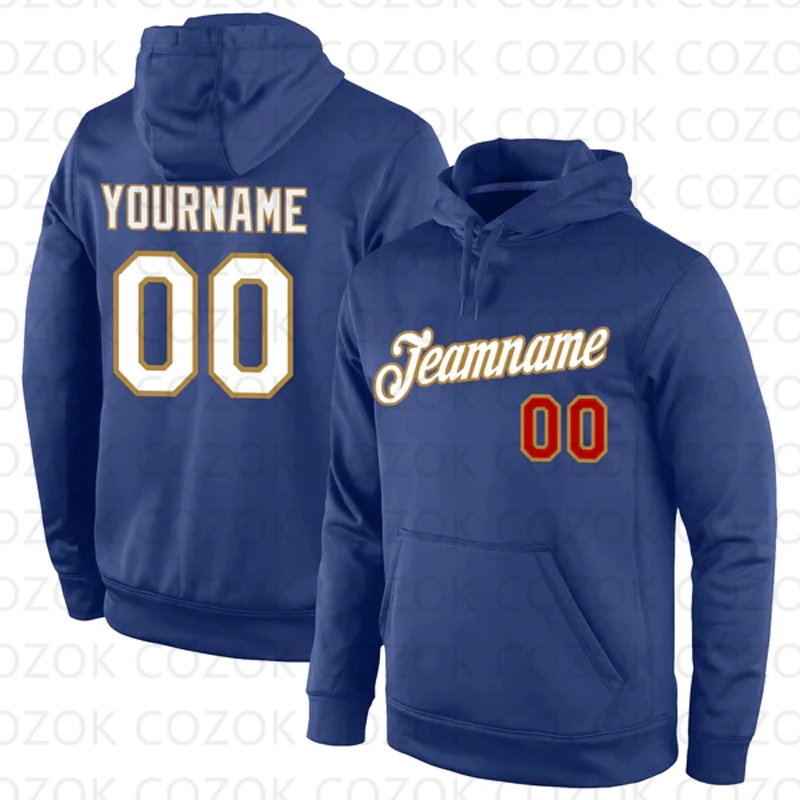 Customized Hoodie Dark Blue Green Color Jersey 3D Printed  Unisex Pullovers Hoodie Casual Sweatshirts