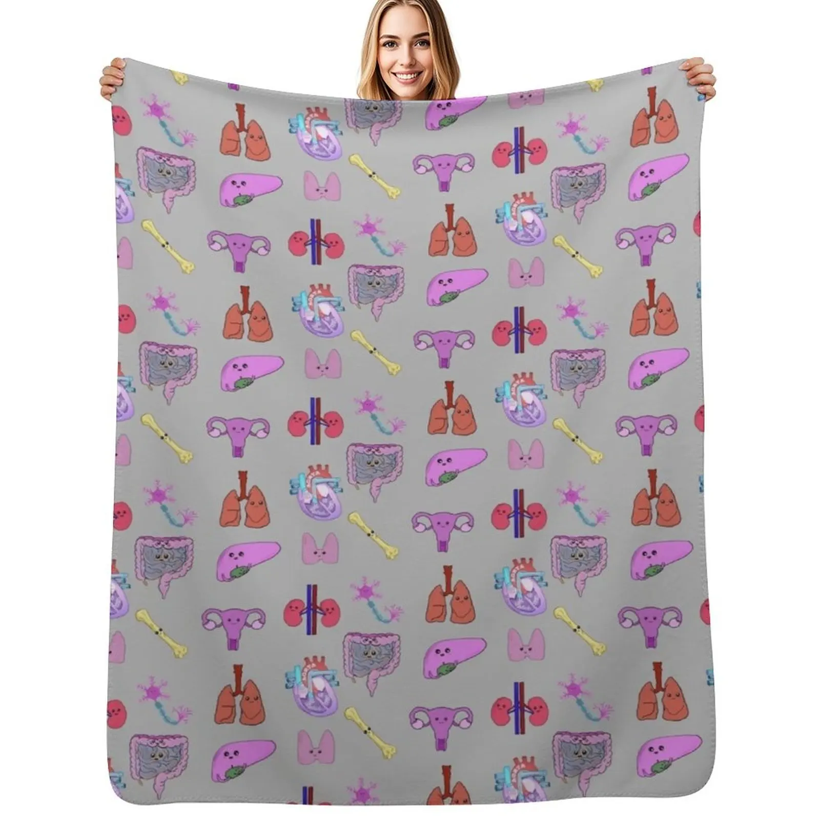 

Cute organs Throw Blanket Stuffeds Bed linens Thins Flannel Blankets