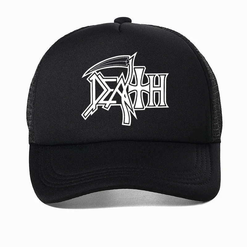 DEATH ROCK BAND HEAVY METAL Baseball Cap New DEATH ROCK Men Women hat Mesh Visor Outdoor Sun Hats