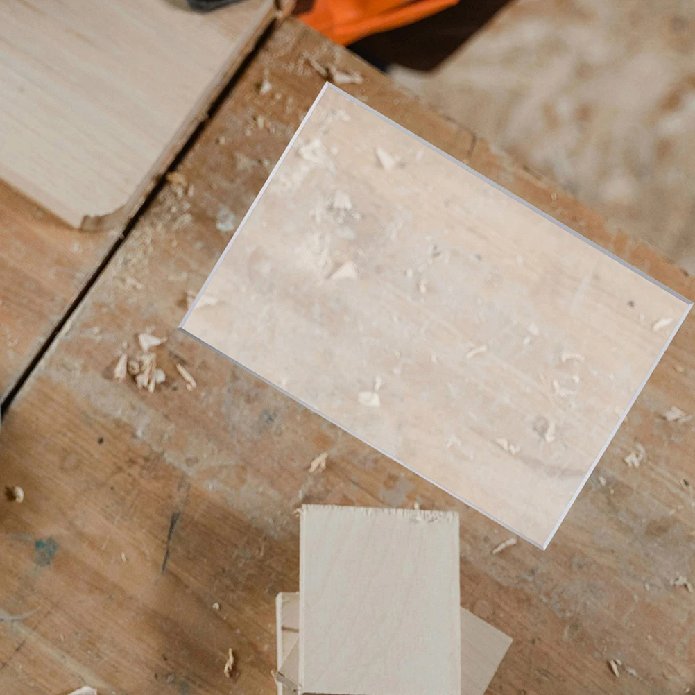 2pcs Clear Acrylic Sheets Diy Paint Palette Smooth Practical Mixing Tray Multi-Functional Pigment Trays For Watercolor Oil