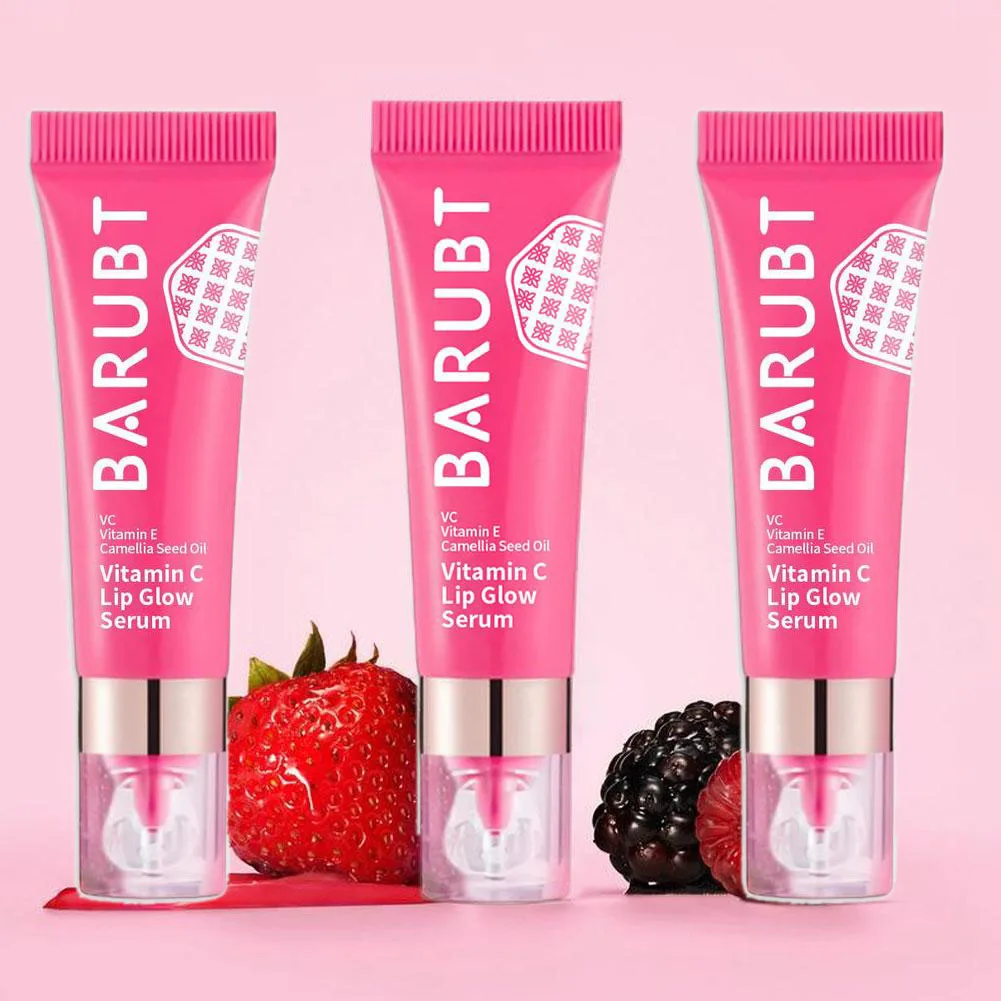 

Long-lasting Moisturizing Plumping Lip Serum With Vitamin C Raspberry Lip Glowy Balm Nourish Lip Reduce Fine Lines Soothing Care