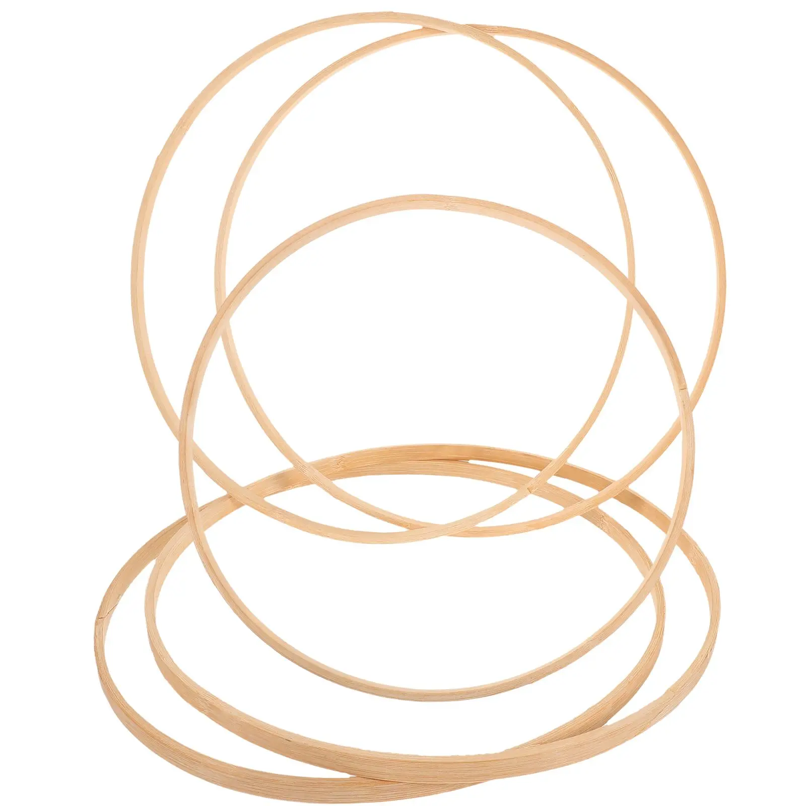 

5 Pcs Dream Catcher Bamboo Dreamcatcher Rings for Crafts Accessories DIY The