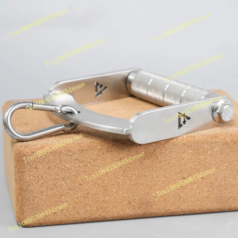 

304 Stainless Steel Pull-Down Handle for Lat Pulldown, Rowing, Fly Exercises, and Cable Crossover Machines