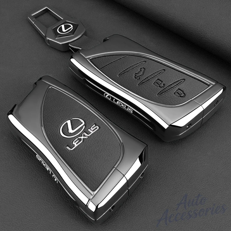 Capa de Couro para Chave de Carro Lexus NX ES UX US RC LX GX IS GS RX 200 250h 350 LS 450h 460h 260h UX200 ES350 Acessórios