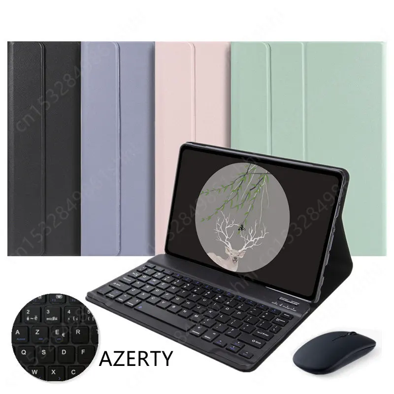 

Клавиатура Azerty Чехол Для Xiaoxin Pad Pro 2022 11,2 дюйма Русская Корейская клавиатура чехол для Lenovo Tab P11 Pro Gen 2 Чехол