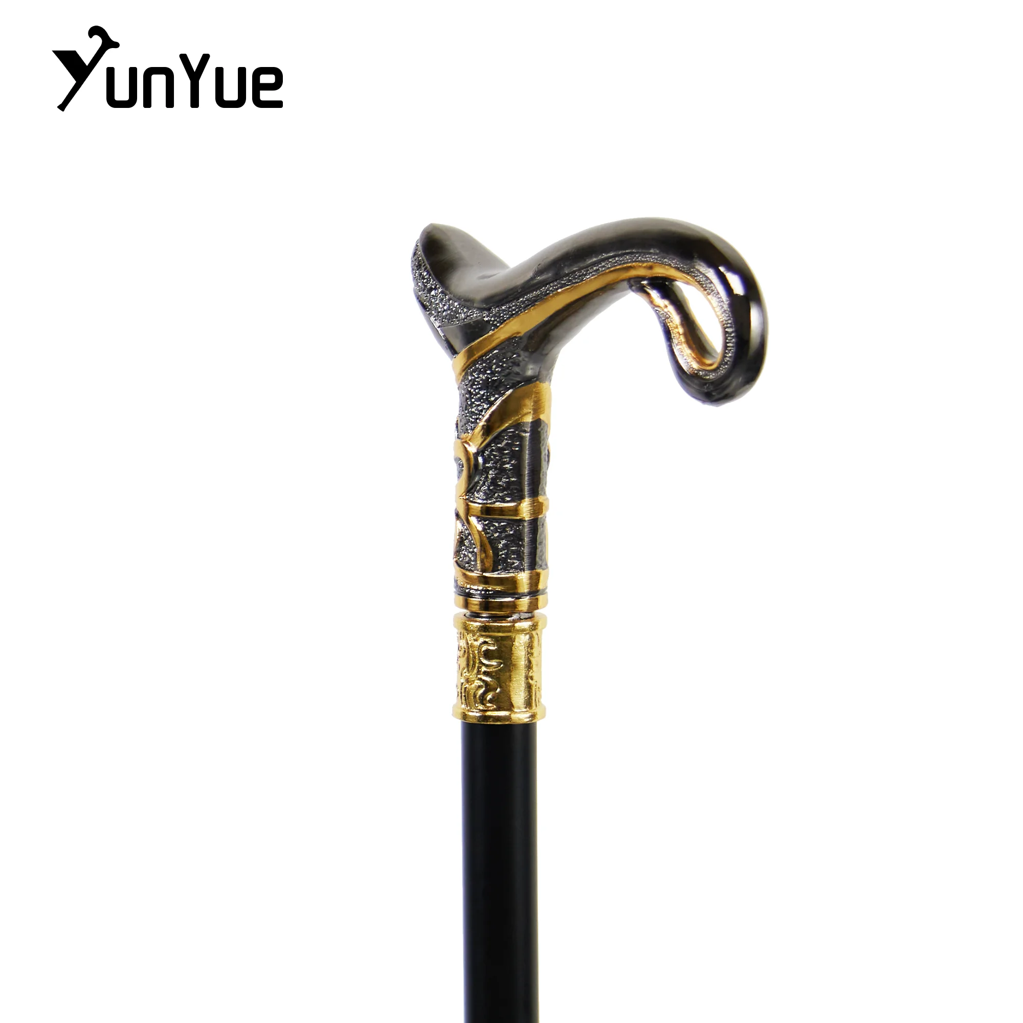 أباريق الشاي الذهب الأسود نوع عصا للمشي شهم خمر عصا للمشي عكاز الزخرفية تأثيري فيلم الدعائم قصب الرحلات القطب 93