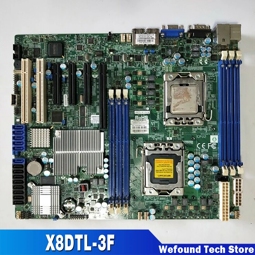 Server Motherboard For Supermicro 1366 X5650 X5670 X58 E5 Fully Tested X8DTL-3F