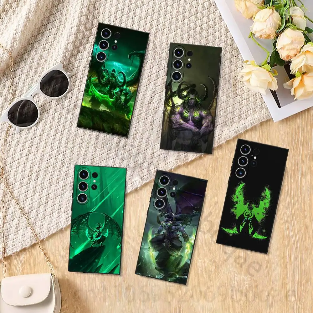 

I-Illidari-i wow Phone case for Samsung Galaxy S24,25,26,23 22,21,S20 Plus Ultra FE soft fundas cases
