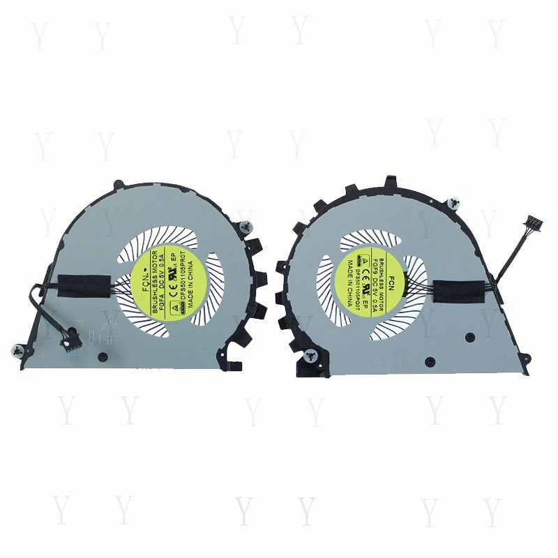 

Y+ New Original Laptop CPU/GPU Cooling Fan For HP ZBook Studio G3 G4 840960-001