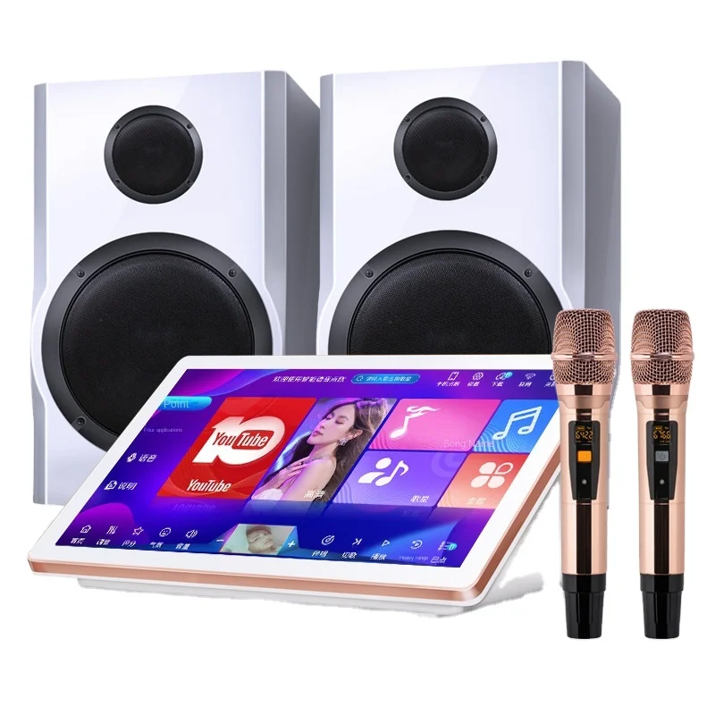 

All-In-One Song Magic Home And Commercial Karaoke Machine Wireless Microphone Audio Suite From Source Factory