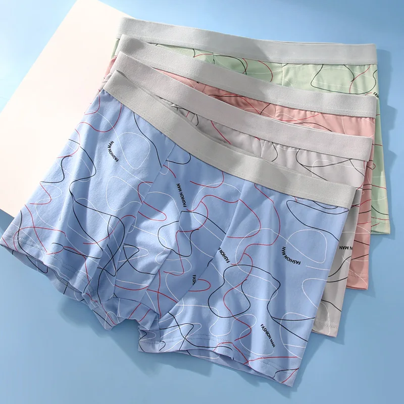 Men's Boxer Briefs for Teens & Adults | Cotton Stretch Underwear for Men | Breathable Comfort Fit Briefs for US & EU | Pack view 4