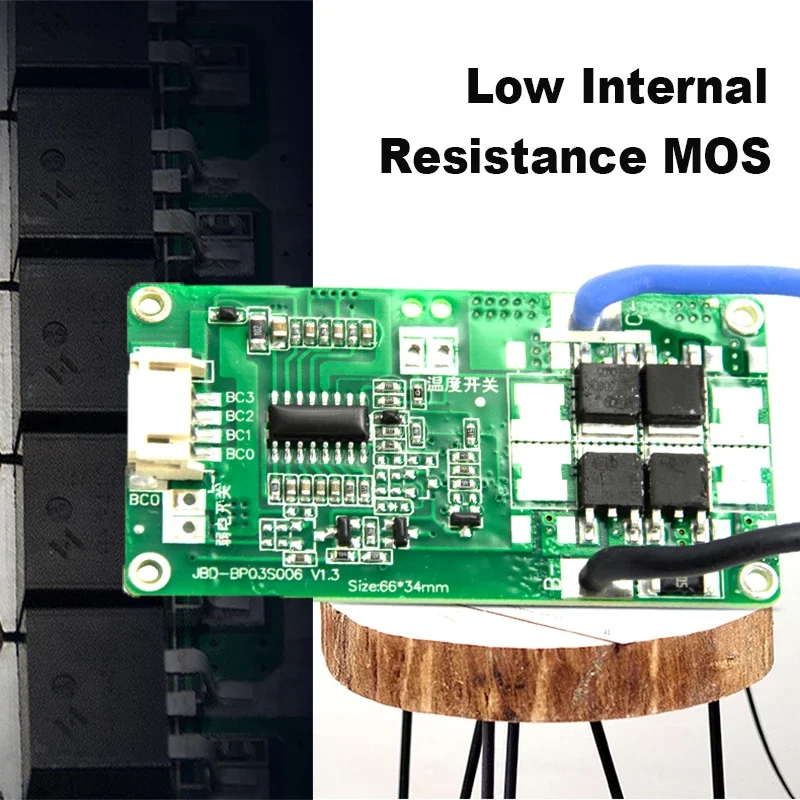 Lithium BMS Li-ion Battery Management System 3S 12V 15A 20A 25A Protect Board for NMC Cell Solar Lamp 12V Balanced Common Port