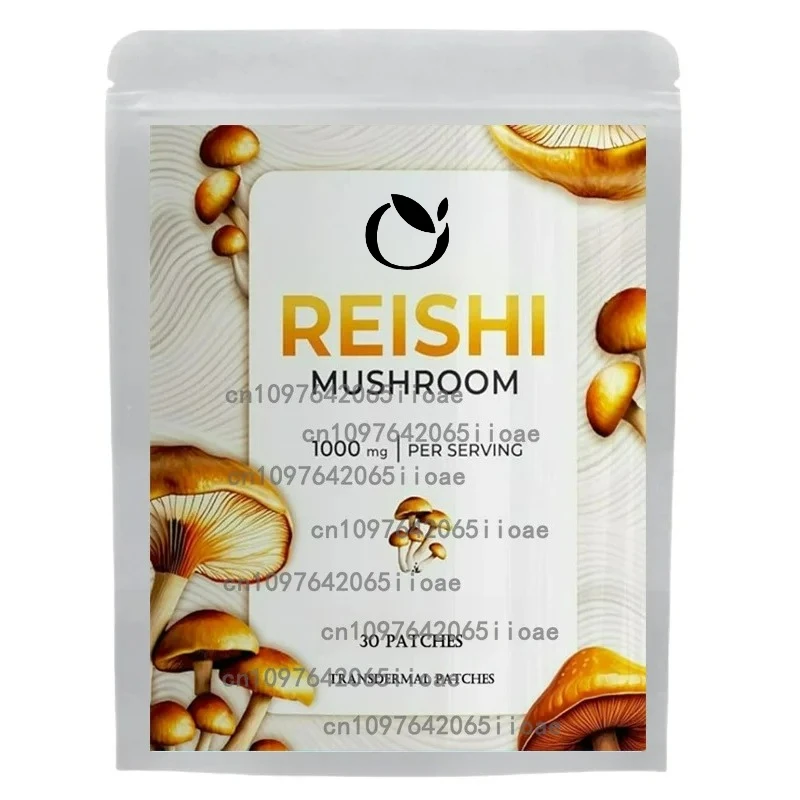 

30 пластырей Reishi Mushroom Transdermal Patches Ganoderma Lucidum Mood Sleep Immune Support