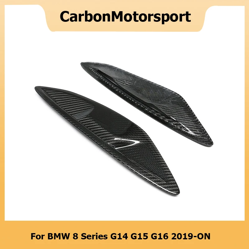 Add on Style Full Carbon Fiber Air Vent Trim Cover for BMW 8 Series G14 G15 G16 2019 2020 2021 2022 2023 2024 Air Vent Louver