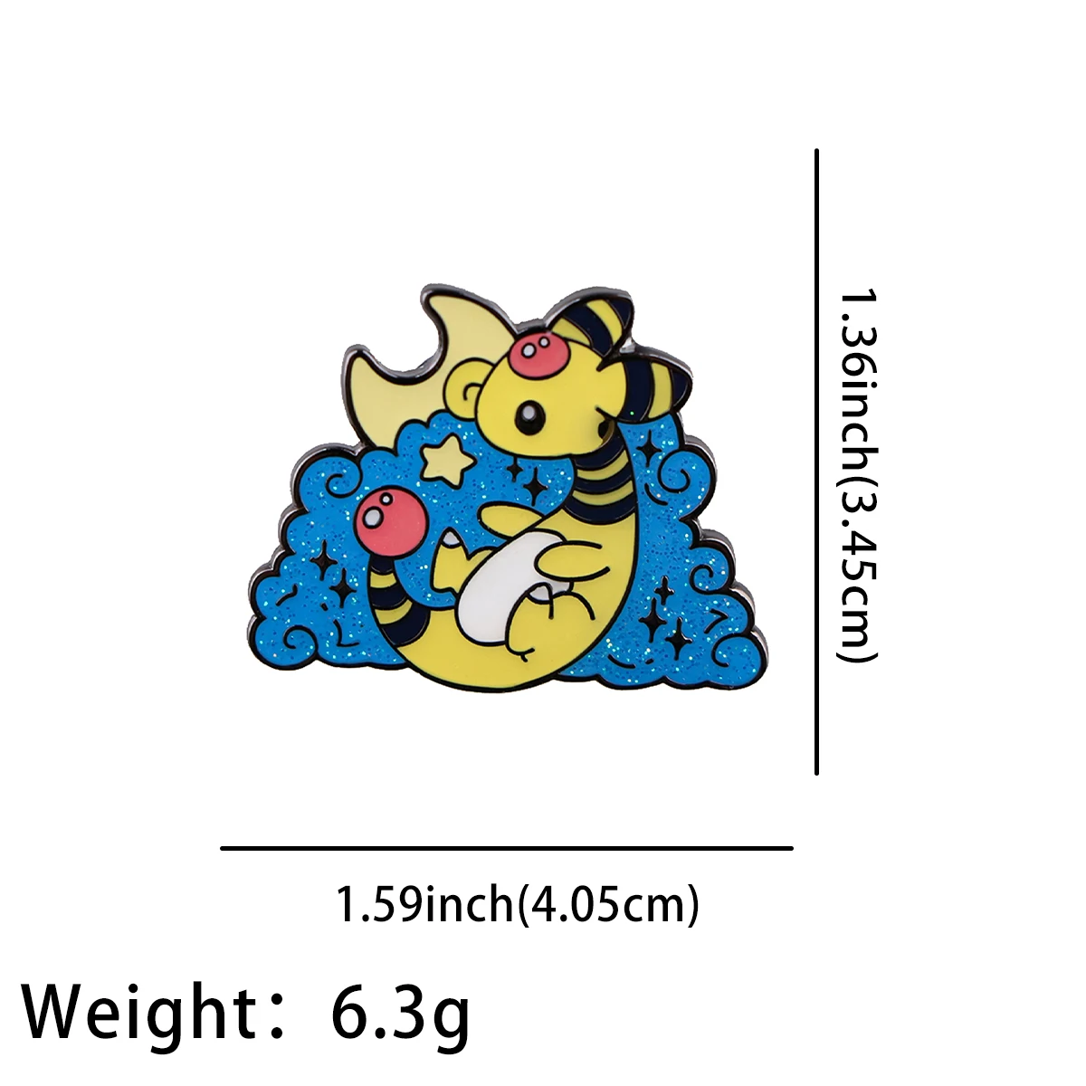 Lovely Dragon Shining Brooches For Women Anime Enamel Pins Monster Metal Lapel Badge Clothes Accessories Game Player Gifts