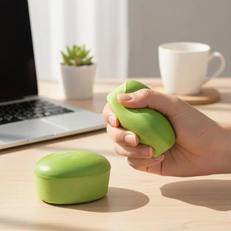 Bread Slow Rising Sticky Squeeze Toy Soft Stress Relief Anti Anxiety Toy for Christmas Stocking Fillers