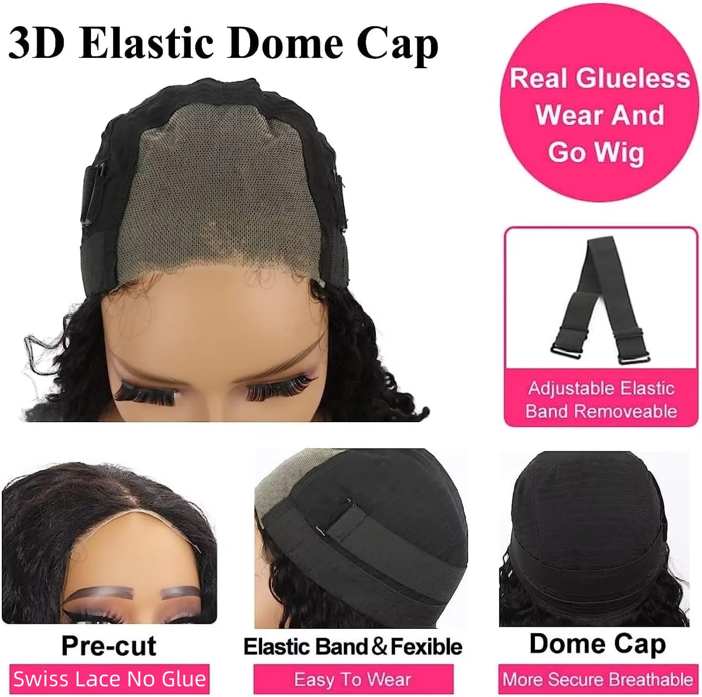 غلويليس ارتداء والذهاب بوب الباروكات الشعر البرازيلي قصير مستقيم الباروكات قبل قطع 4x4 الدانتيل إغلاق بوب شعر مستعار للنساء السود سهلة الارتداء