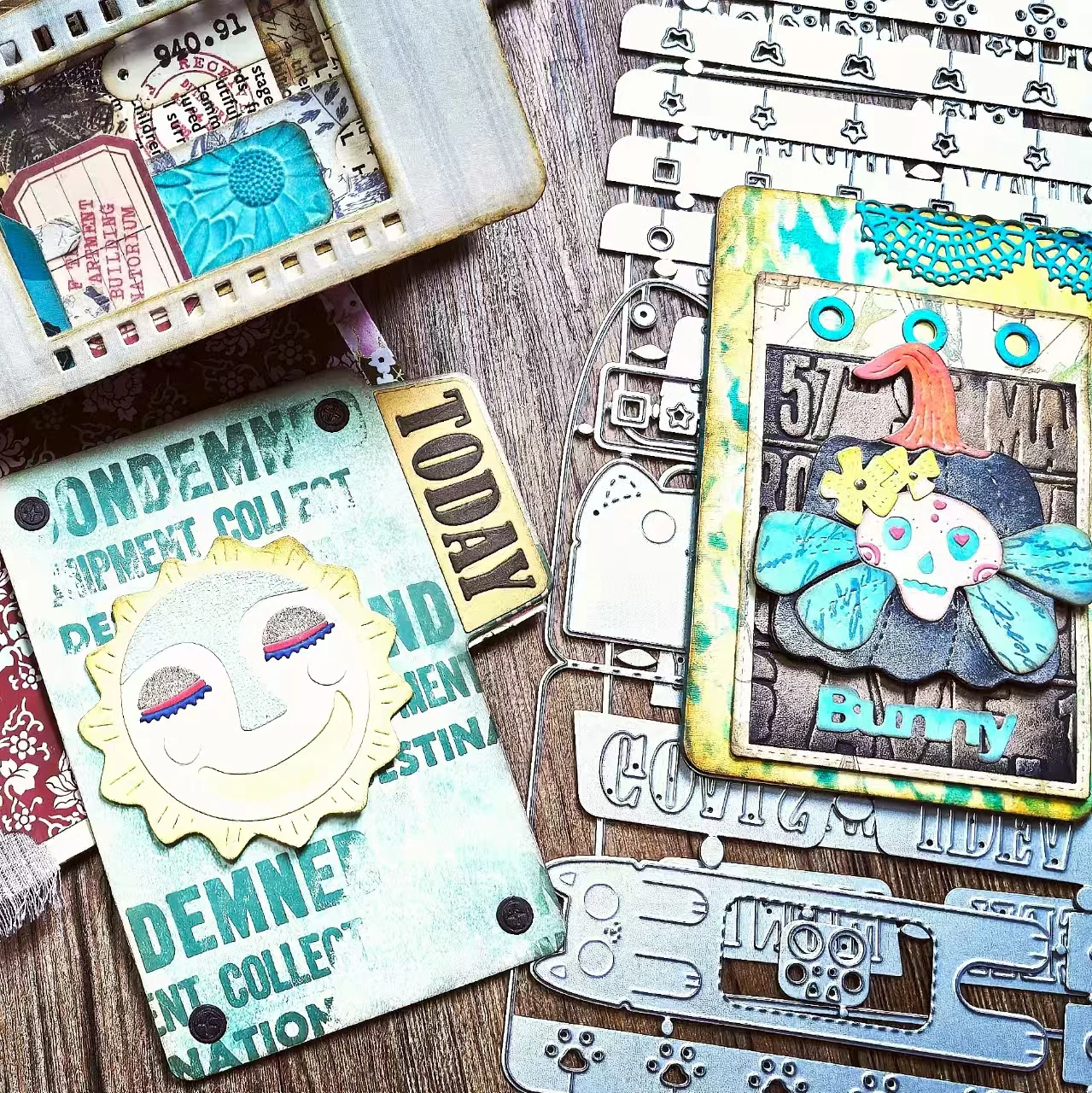 

【GOGOCRAFT】JM046 A7 Cat Page&Tag Page- -Cutting Dies for JunkJournal Scrapbooking PaperDIY Original Designs