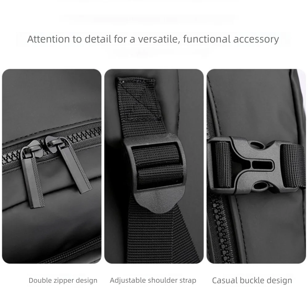 Large Capacity Business Backpack Multi-Compartment Waterproof Student School Bag Wear-resistant Breathable Casual Shoulder Bag