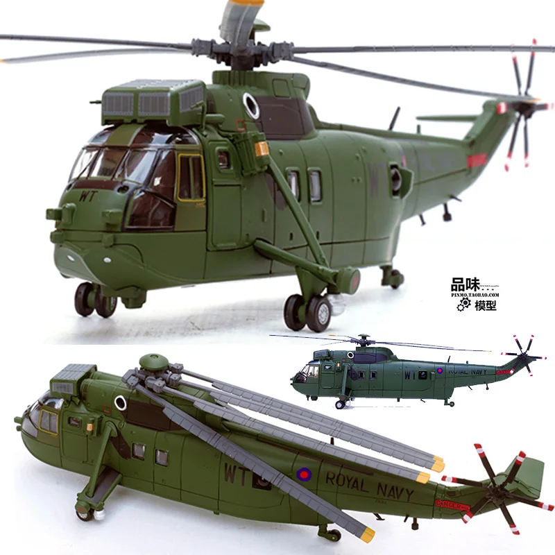 

Die Cast 1:72 Scale LEGION America Royal Navy Squadron Helicopter Model Alloy Aircraft Model 848 Collection Toy Gift Display