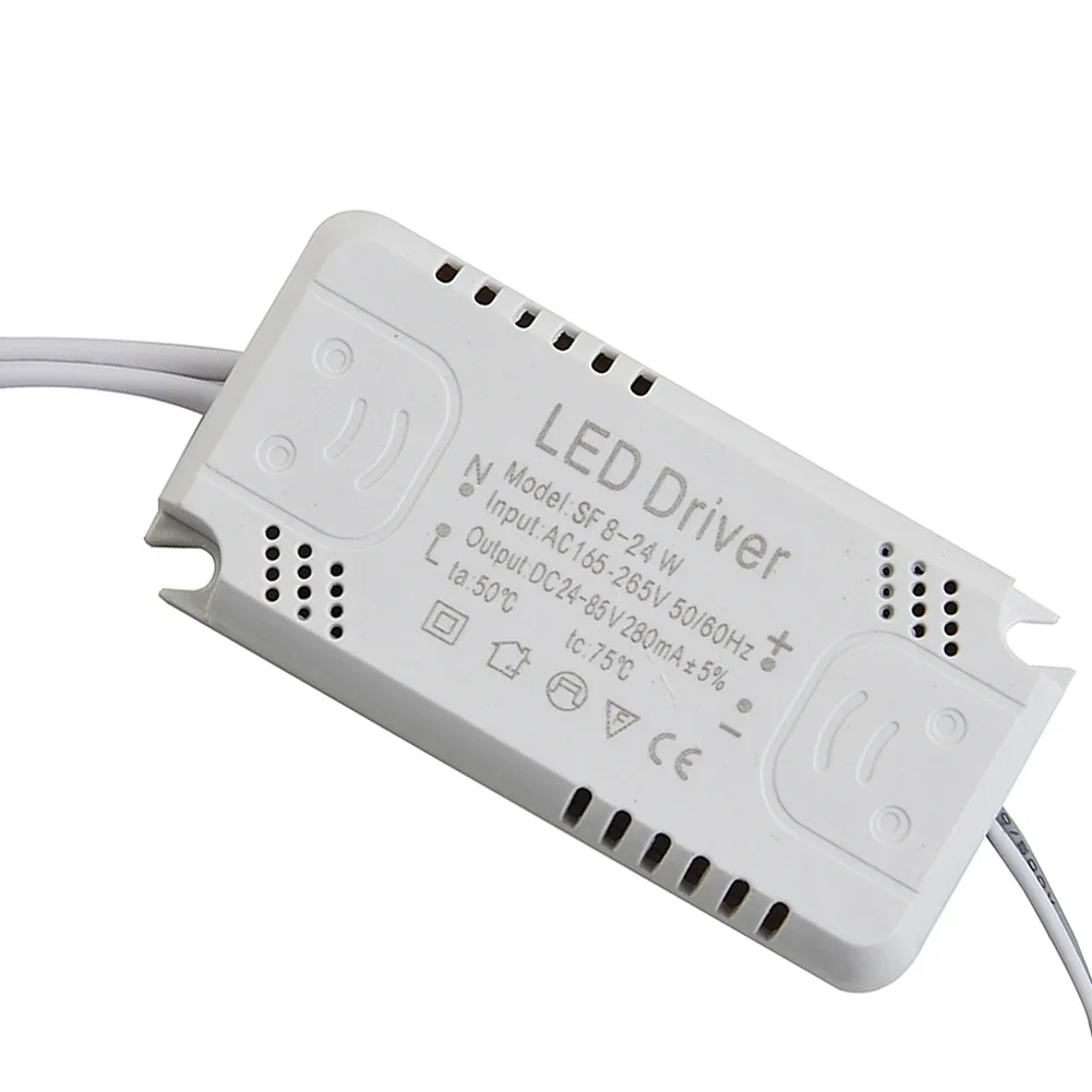 Adaptador de controlador LED 240-300mA 8-24W 24-40W 40-60W 60-80W AC165-265V Panel transformador de iluminación para fuente de alimentación de