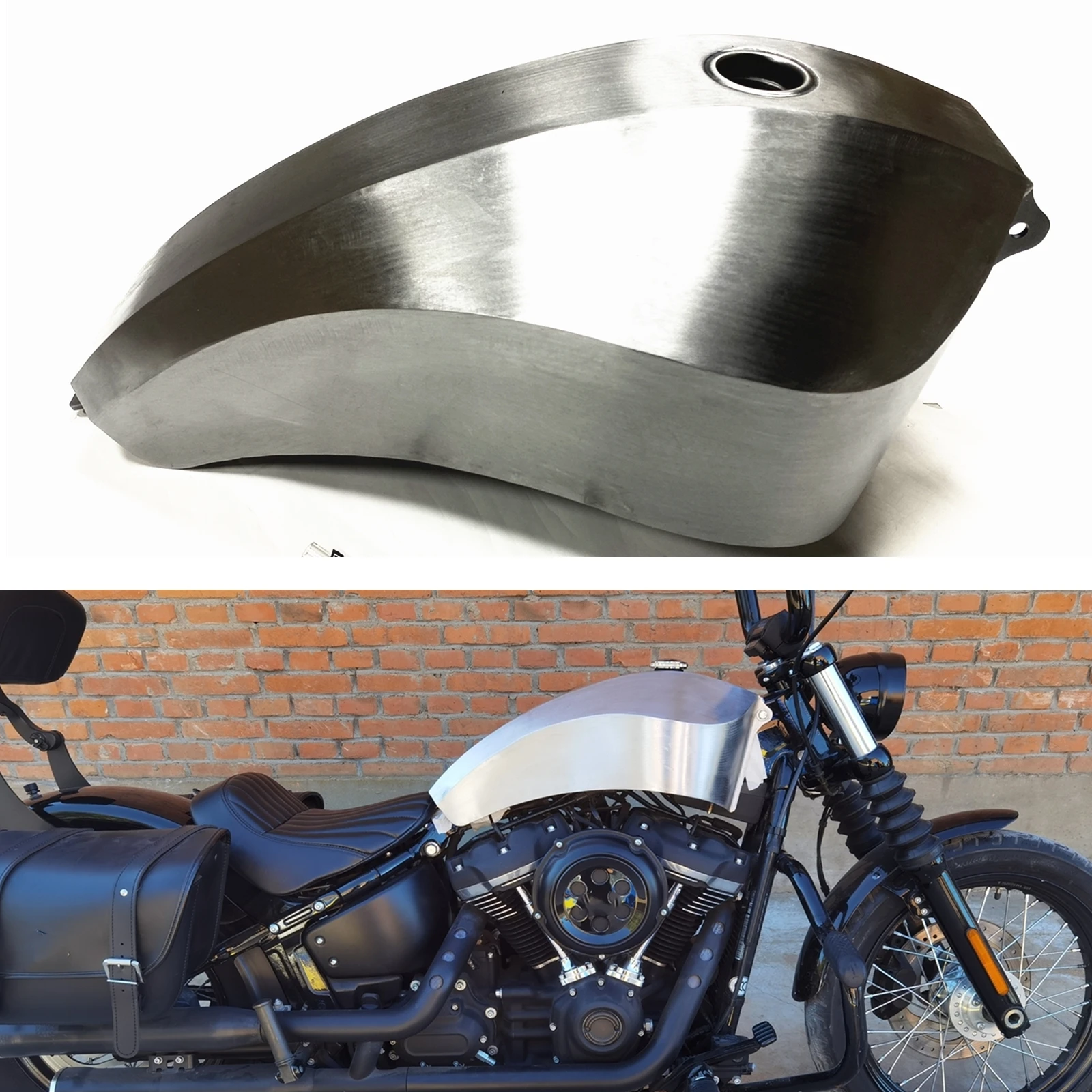Dla Harley Davidson Softail 2018-2022 20L motocykl benzyna zbiornik paliwa gazowego