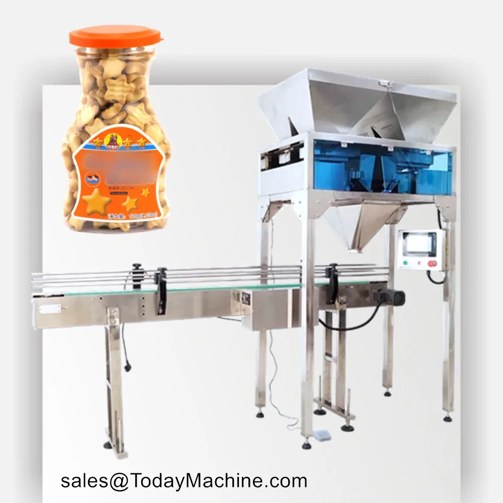 Automatic Encapsulating 4 Heads Plastic Bottle Tea Empty Bag Machines Powder Food Filling Machine