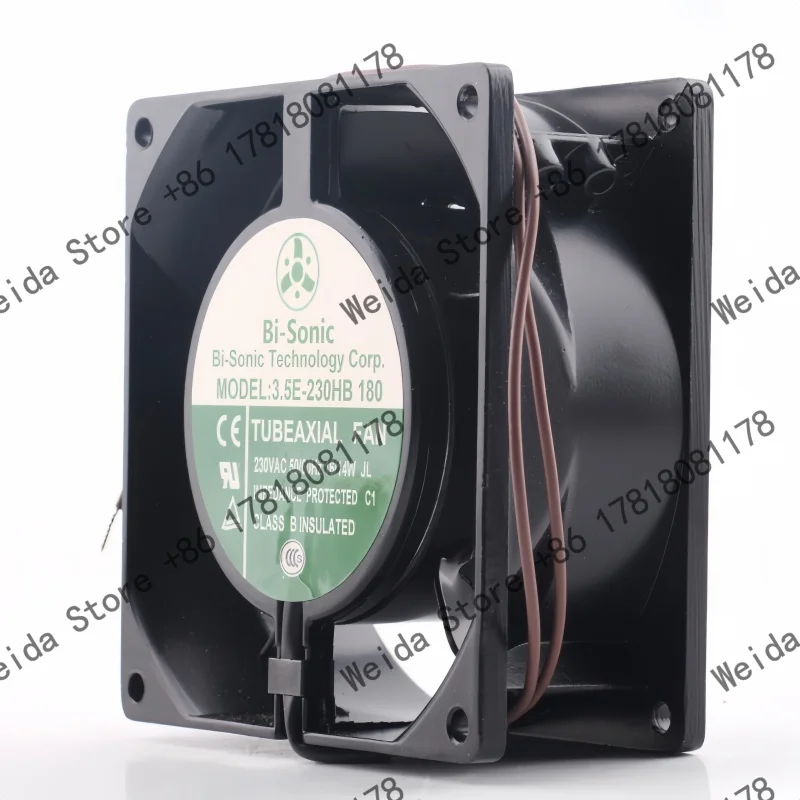 New Bi-Sonic AC230V 16/14W EC DC 9238 All Metal 9CM High Temperature Resistance 92X92X38MM 3.5E-230HB 180 Cooling Fan