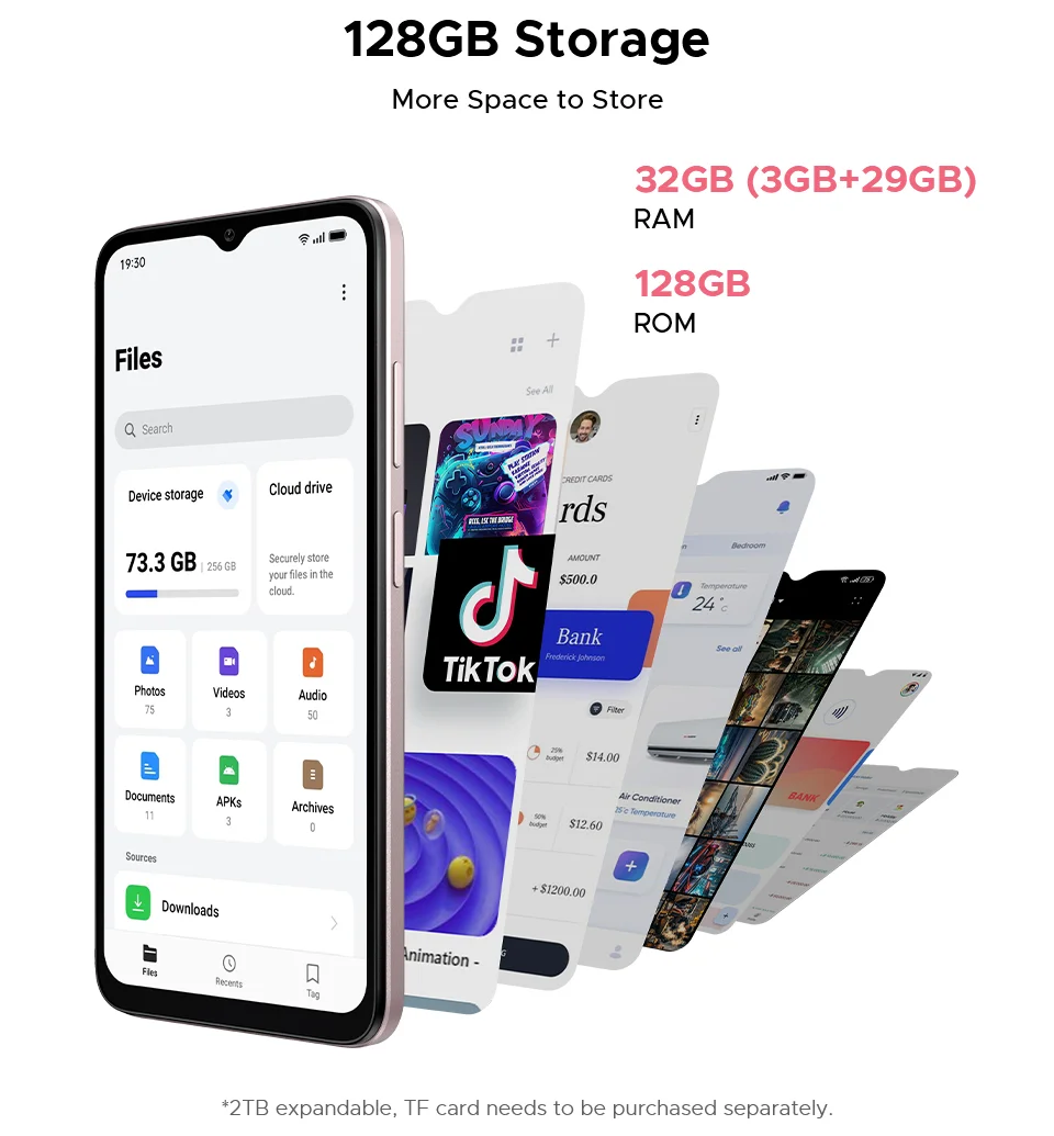 DOOGEE Note 60 Smartphone 6150mAh Battery 6.56'' Display 32GB(3+29) 128GB 13MP Main Camera UNISOC T7225 Android 16 Mobile Phone