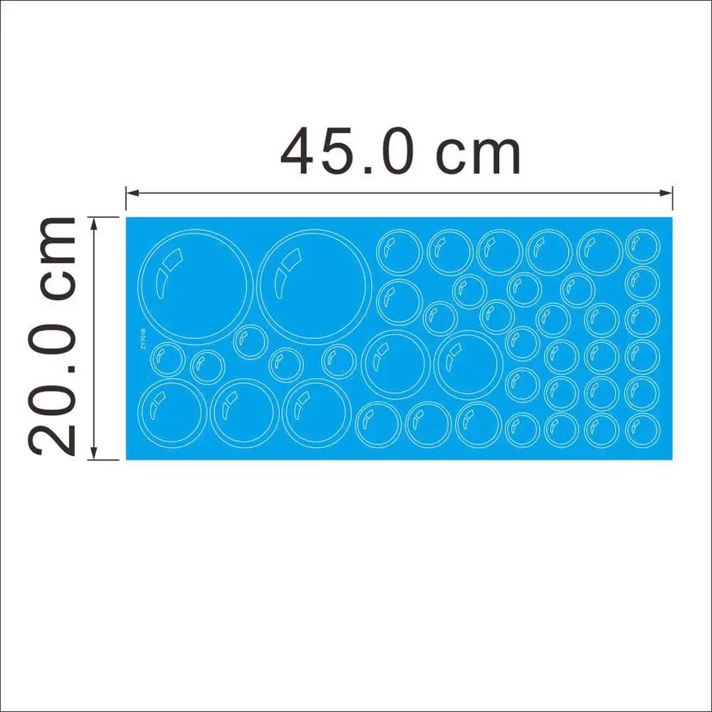 ملصقات حائط على شكل فقاعات قابلة للإزالة مقاومة للماء، ملصقات زجاجية لنافذة الحمام لديكور غرفة الأطفال، ملصقات منزلية ذاتية الصنع