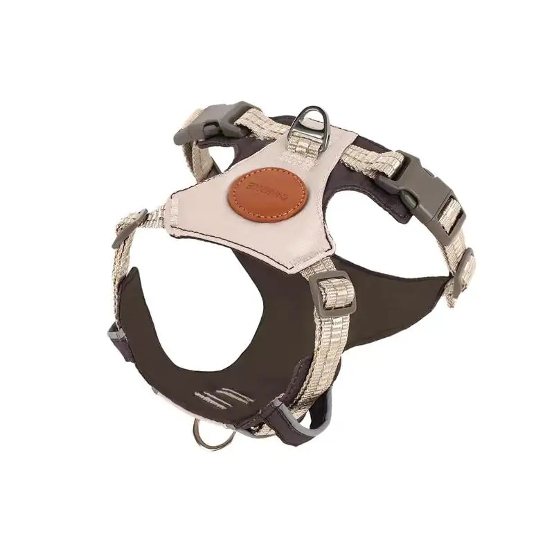 Outdoor Lightweight Reflective Adjustable Cat Dog Harness And Leash Set Vest Style Breathable Explosion-Proof Pet Harness