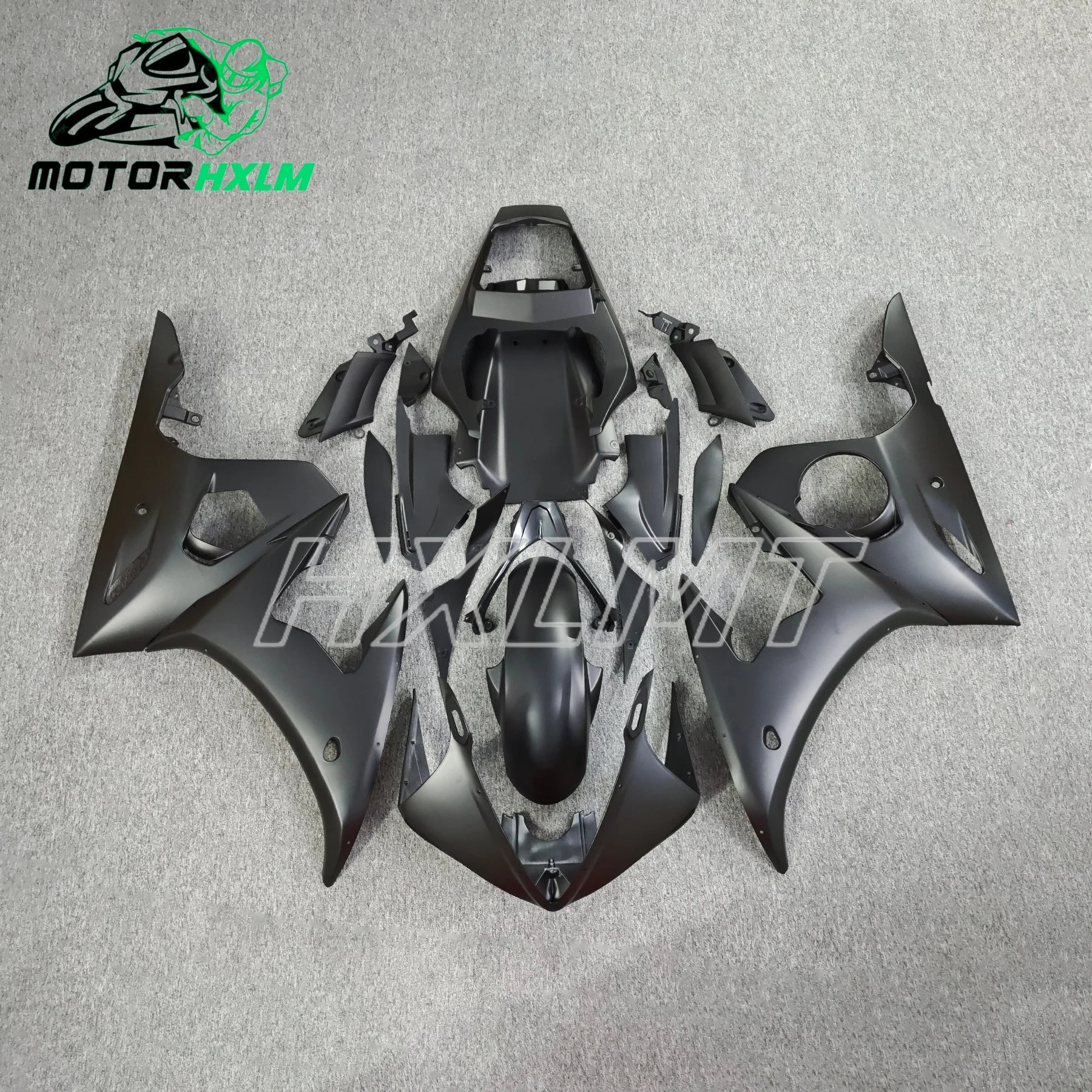 Motorcycle Fairing YZF600 R6 2003 - 2005 Black Red Fairings YZFR6 2005 Bodywork YZFR6 2003