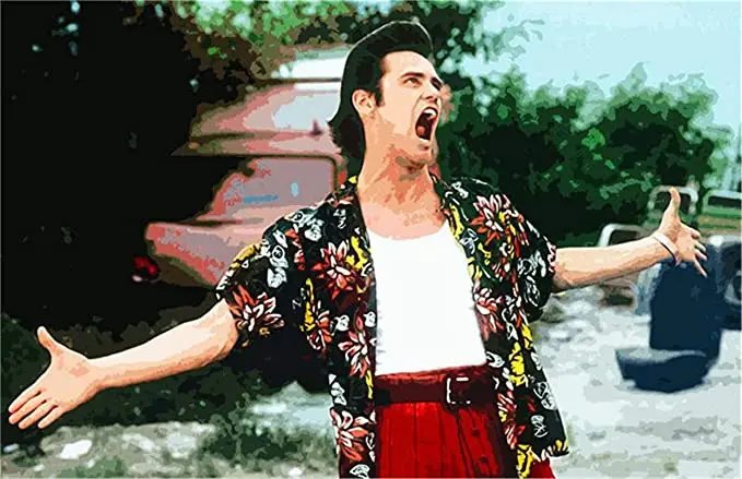 Wall Art The Rhino in Ace Ventura Poster Canvas Artwork Prints Painting Art Prints Picture Home Decoration Living Room Decor