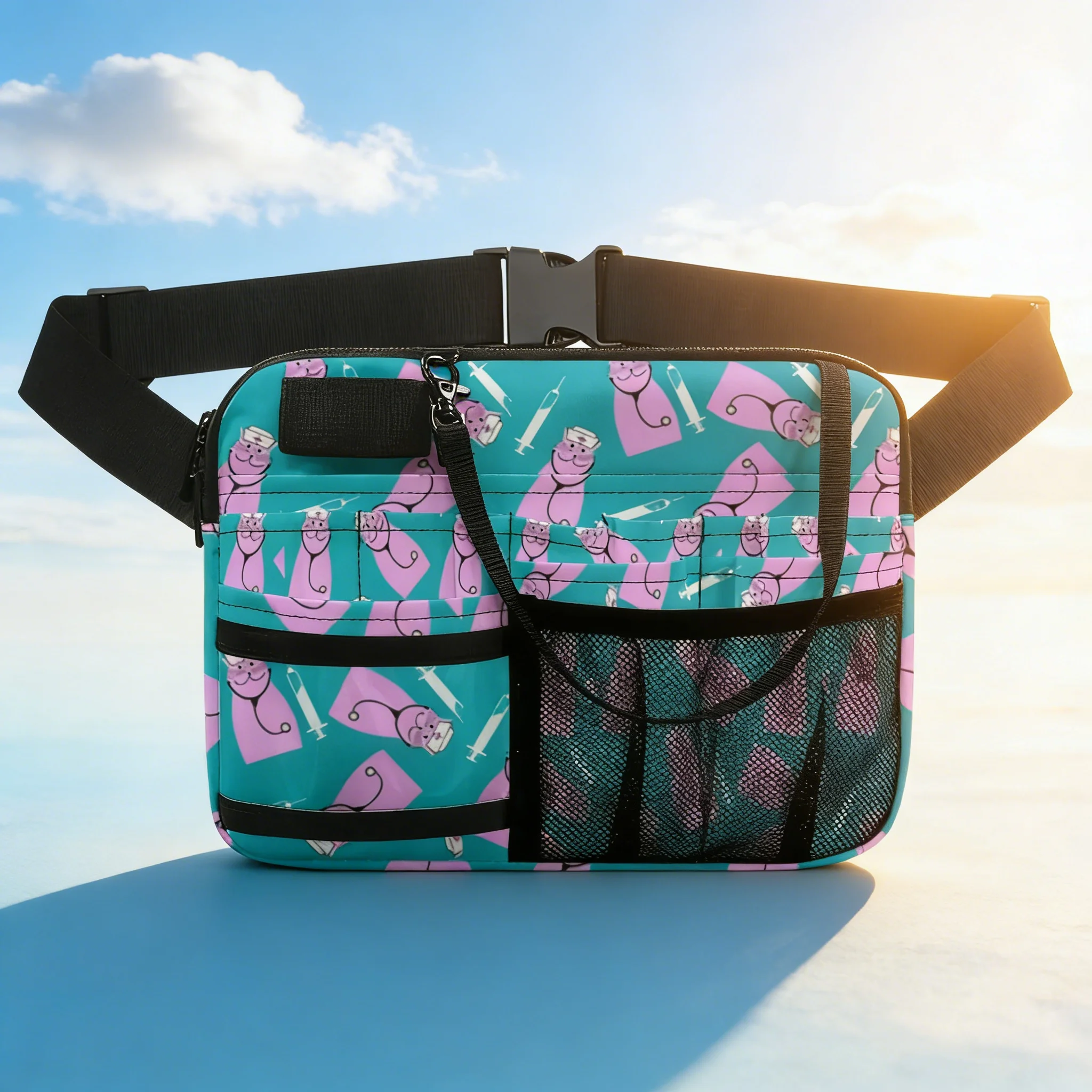 

Nurse Fanny Pack with Multiple Pockets, Medical Waist Bag for Nurses, Utility Hip Bag for Hospital Work