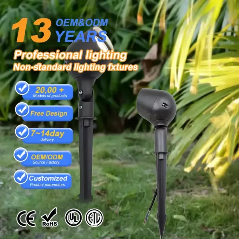 New Arrived IP66 Waterproof Aluminum LED Landscape Light for Outdoor Garden Tree Spike Light 30 Beam Angle Decorative