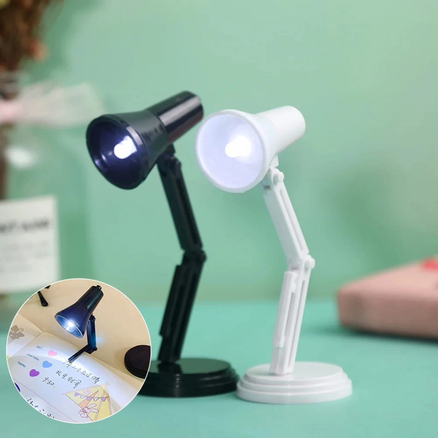 New Ideal eye-friendly compact and lightweight LED table lamp for reading on laptop or computer - Perfect night light solution f