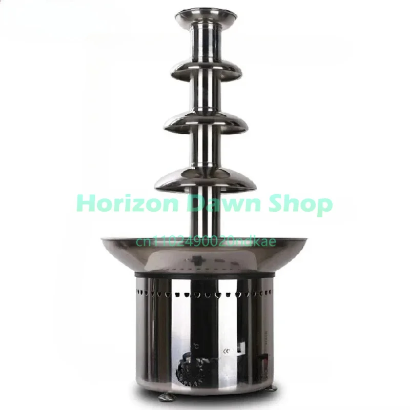 Heavy Duty 4-Tier Stainless Steel Chocolate Fountain Melting Machine