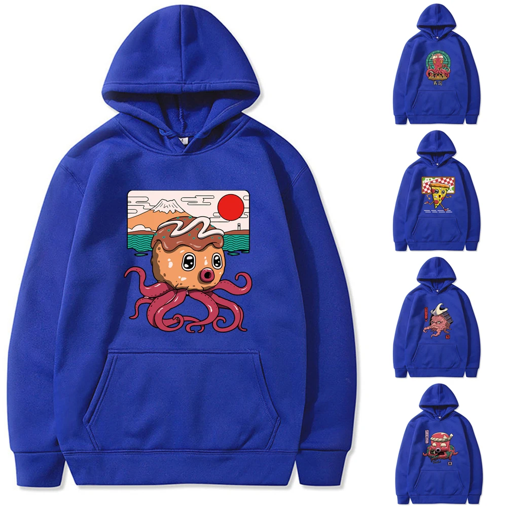 Men/Women Hoodie Harajuku Korean Version Loose Sweatshirts Cute Monster Print Long-sleeved Hooded Pullover Sweatshirt Casual Top