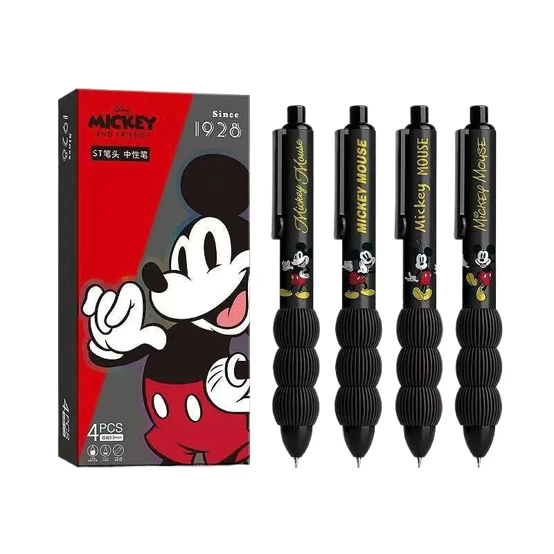 

Disney Минни Микки милый креативный мультяшный узор студенческие канцелярские принадлежности портативные быстросохнущие гелевые ручки без стирания