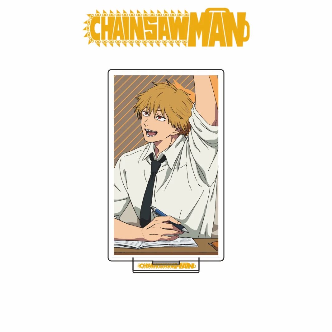 Chainsaw Man Acrylic Stand Keychain Denji Makima Reima Aki Angel Devil Comic Office Style 2026 Latest Model Desktop Ornament