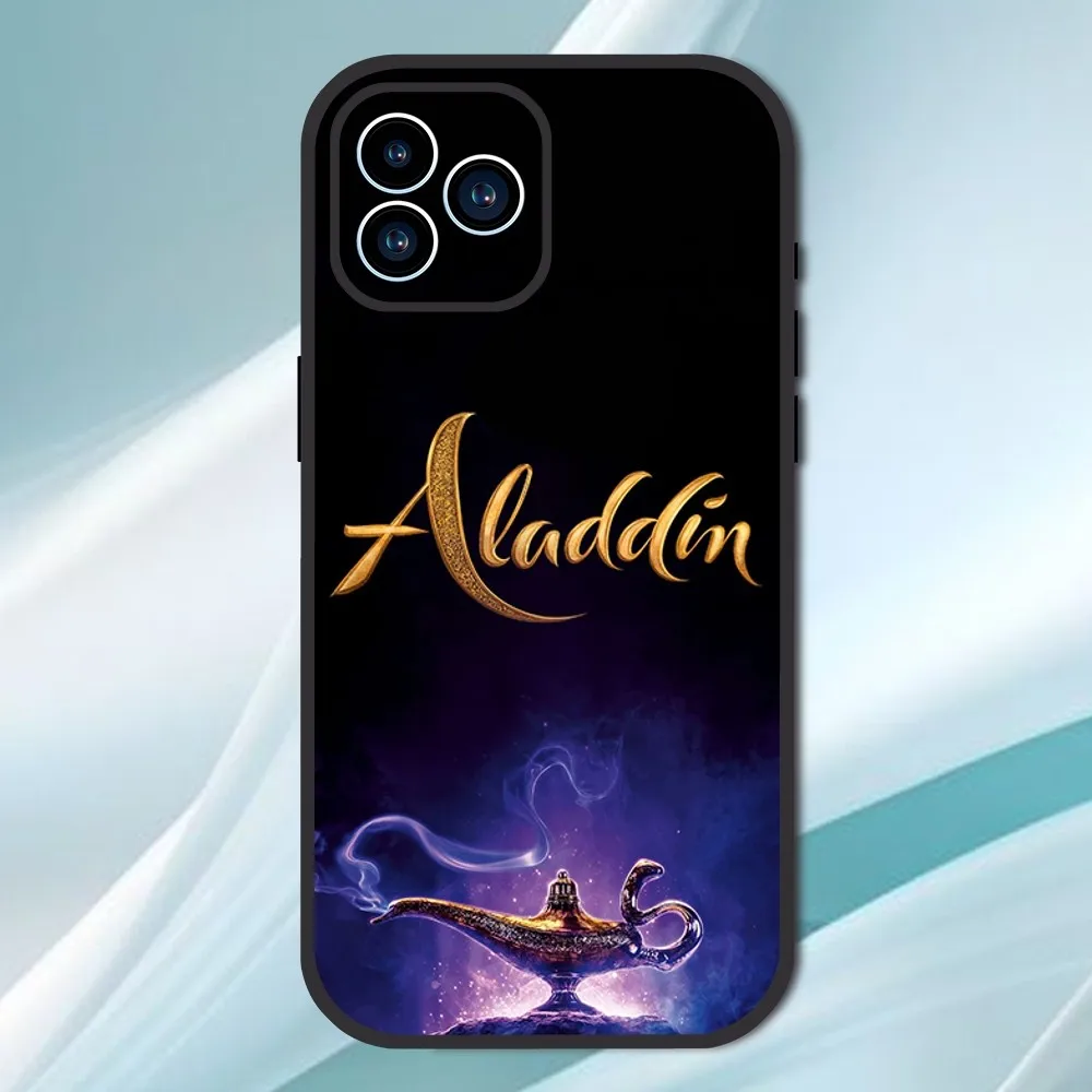 MINISO Disney A-Aladdin Phone Case For iPhone 13 12 11 14 15 Pro XS Max XR X 8 7 6S 6 Plus Soft Back case