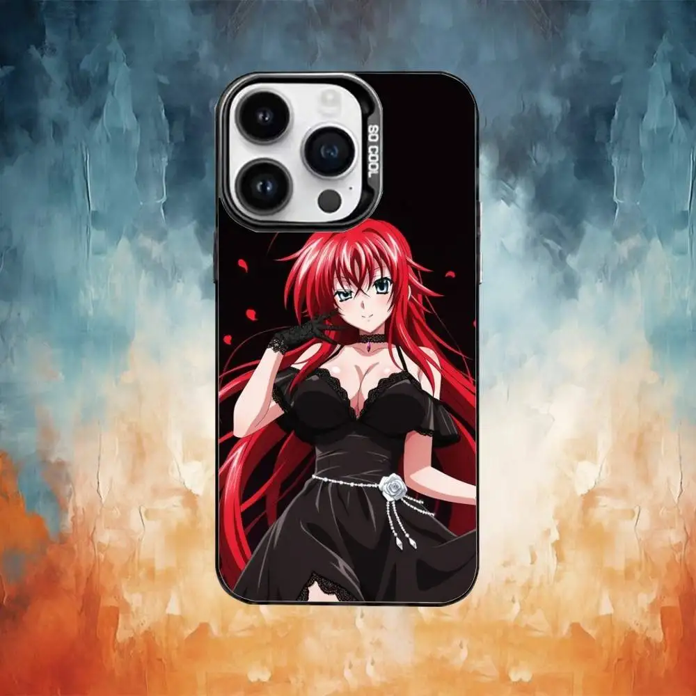 حافظة هاتف R-Rias DxD G-Gremory-ys لهاتف iPhone17,16,15,14,13,12,11 Plus، Pro Max غطاء مقاوم للصدمات باللون الأسود غير اللامع #3